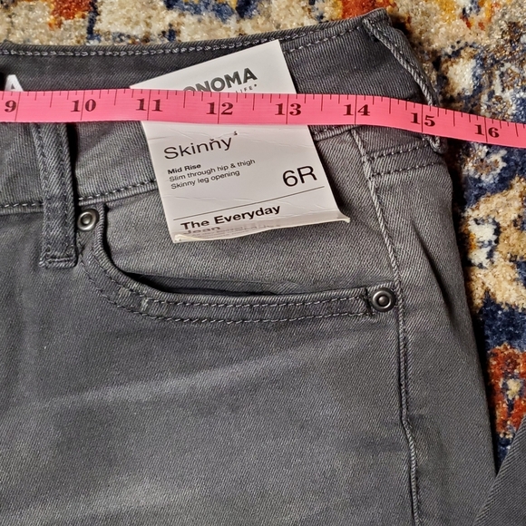 Sonoma Skinny Jeans Grey Wash - Picture 5 of 7